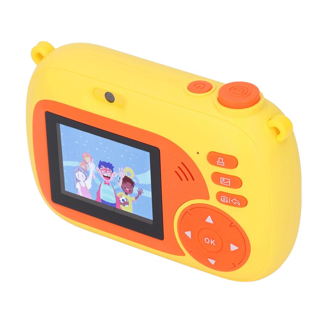 Thermal Printing Instant Camera Selfie Camcorder Toy 2.4in HD Screen for Kids Birthday Christmas