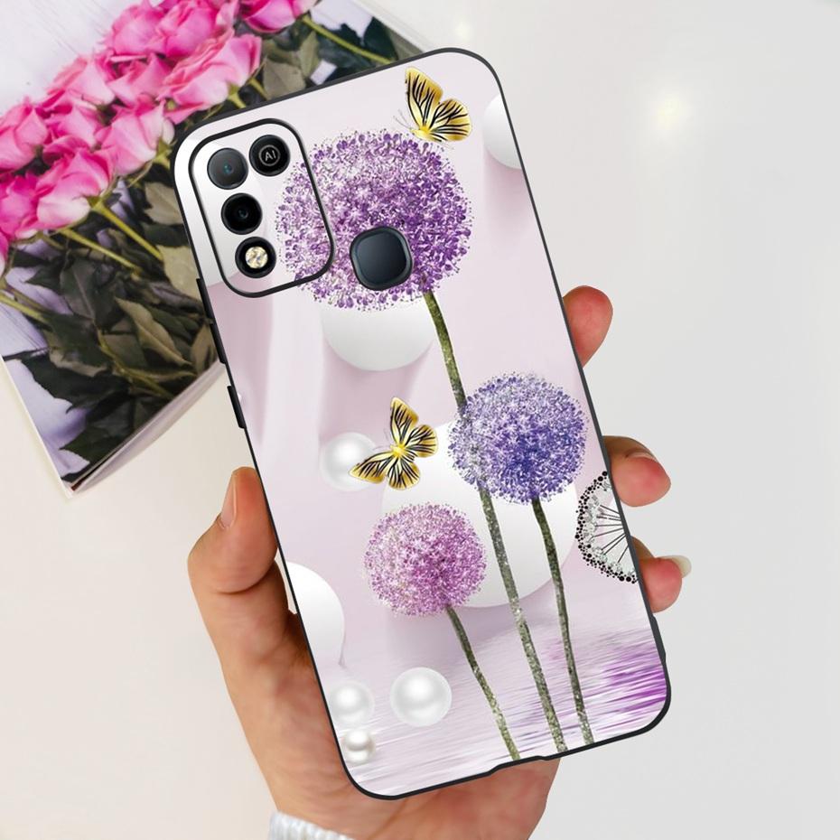 Чехол для телефона Infinix Hot 10 Play X688C X688D Милый дизайн Мягкая силиконовая задняя крышка Для Infinix Hot 10 X682 Hot10 10 Lite X657B