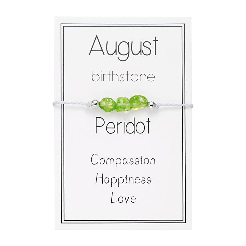 Новый плетеный браслет с кристаллами и камнями на день рождения - женский браслет из бумажной карты