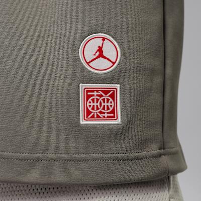 Men's Jordan As M J Sweatshirts Men's Gray Hooded (Non-detachable) Moderate