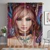 Blackout Kitchen Curtains Child Room Female Elf Living Room Curtain Curtains for Bedroom Shades Halloween Decoration Partition