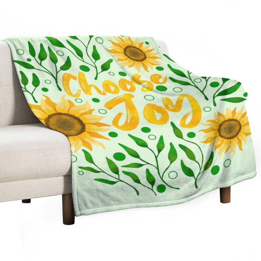 Choose Joy Floral Throw Blanket Furry Blankets For Bed Luxury St Extra Large Throw Blankets