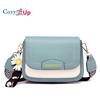 Cozy Up Texture Flap Shoulder Bag for Women New Contrast Color Crossbody Bag Daily Shopping Phone Purse Mommy Messenger Bags