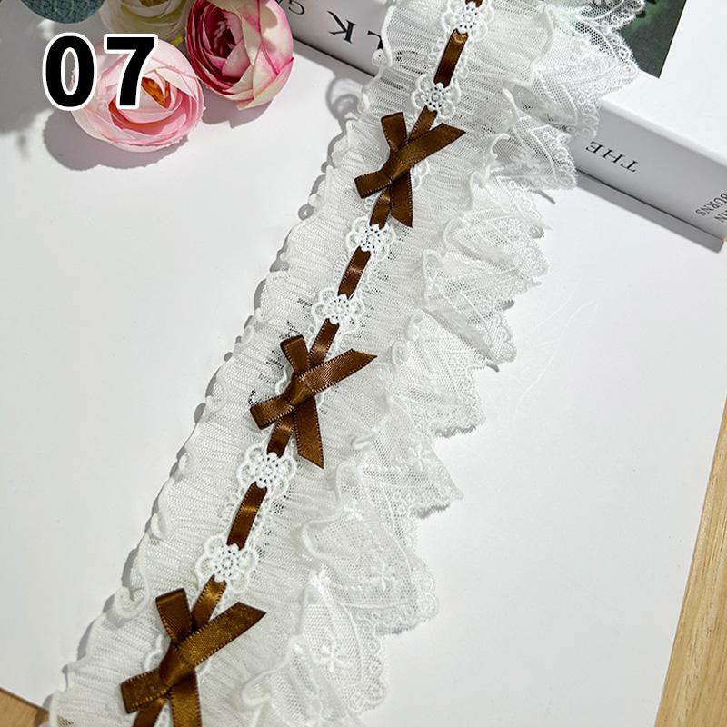 Бант Плиссированная Лента Кружево Ручная Работа Сделай Сам Украшение Детская Одежда Подол Юбки Аксессуары для Одежды Шторы Аксессуары для Домашнего Декора