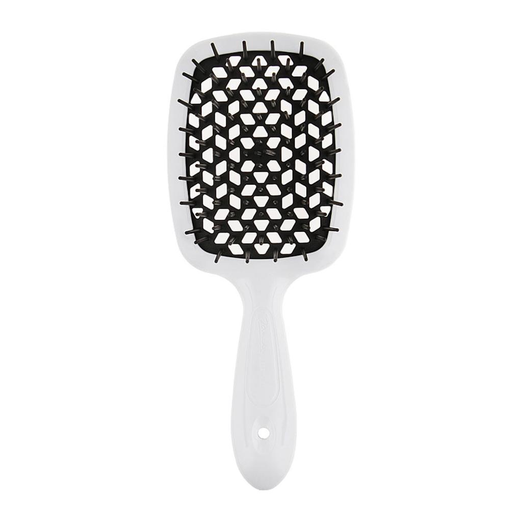 Hair Brush White with Black Superbrush Janeke