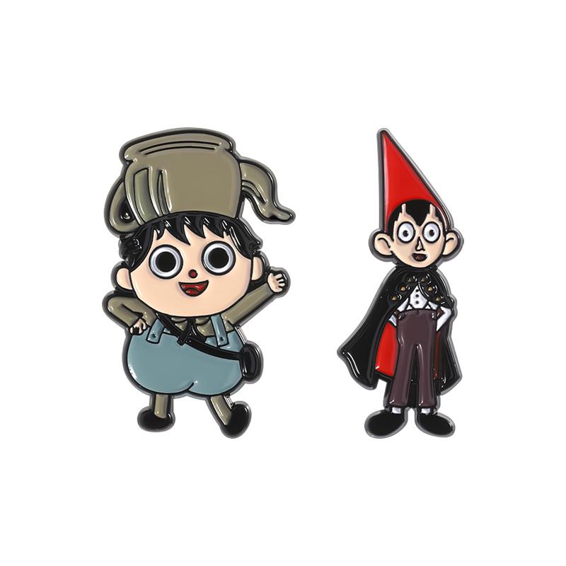 Мультяшные эмалевые значки, на заказ, анимационные броши в стиле темной сказки, значки на лацкан, одежда, смешные украшения, подарок для детей, друзей