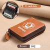 For Skoda Car Leather Wallet Motor ID Credit Card Ticket Storage Bag Octavia Superb RAPID FABIA KAMIQ KAROQ KODIAQ YETI kybf34