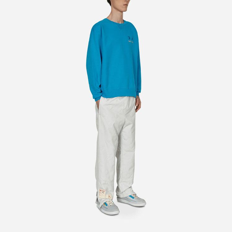Jordan X Union Crewneck (Азия) Мужская уличная одежда Equator Blue DJ9523-483