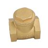 Латунный поворотный обратный клапан 1-1/4" NPT для воды, масла, газа, резьбовой фитинг