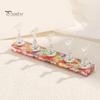 Reusable Nail Tip Holder False with Glitter Base, Magnetic Press-on for Practice Stand Beginner Nails Painting, Art & Display