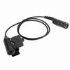 Walkie Talkie Headset Adapter Push To Talk Sturdy Metal Clip Replacement For Motorola APX Apx?4000