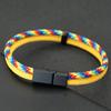 Мужской богемный плетеный браслет 8 цветовых вариантов Выбранный Высококачественный Ручной работы Плетеный этнический шнур Спортивный Впитывающий пот Браслет