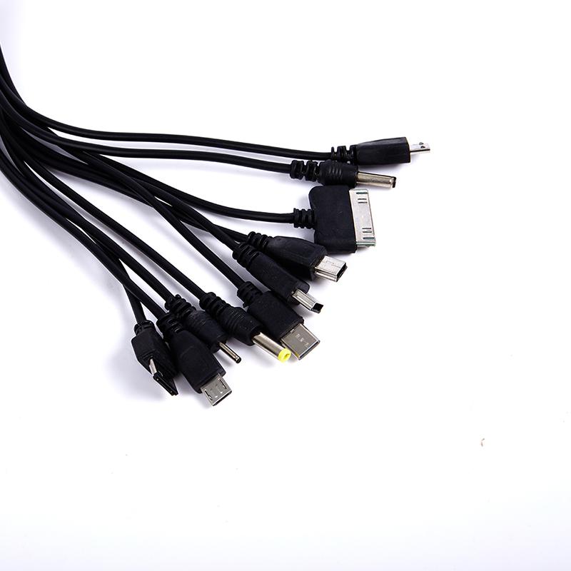 Многофункциональный USB-кабель для передачи данных 10 в 1, зарядное устройство, USB-адаптер для ноутбука Bh