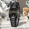 LIGE Original Luxury Elegant Quartz Watches for Women Square Fashion Stainless Casual Waterproof Date Ladies Clocks Reloj Mujer