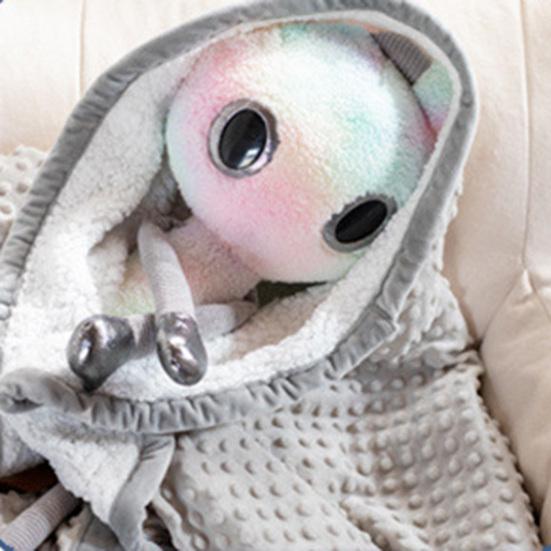 Сопровождайте спящих очаровательных милых креативных плюшевых кукол-подушек Alien