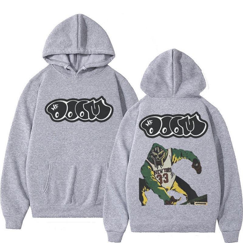 Rapper MF Doom Funny Graphic Hoodie Doomsday Madvillain Hoodies Women Men Long Sleeve Hooded Sweatshirts Clothing