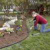 Landscape Edging Border No Dig All-weather Garden Isolation Edging Border with Spikes Easy-to-Install