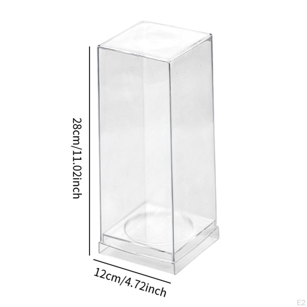 Прозрачная витрина для ликера Пылезащитный ящик для хранения бутылок Защита для дня рождения