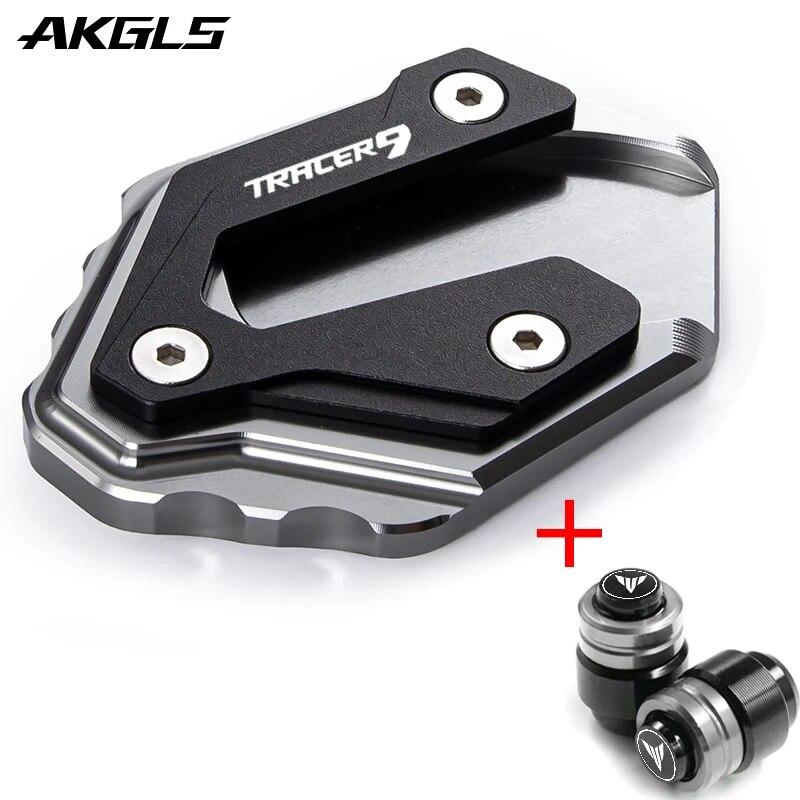For Yamaha TRACER 9 9GT 2022 TRACER 7 7GT TRACER7 TRACER9 Motorcycle Stand Extension Plate Foot Side Stand Accessories