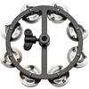 MEINL Percussion Headliner Series Hi-Hat Tambourine, Stainless Steel, 1-Row, HTHH1BK