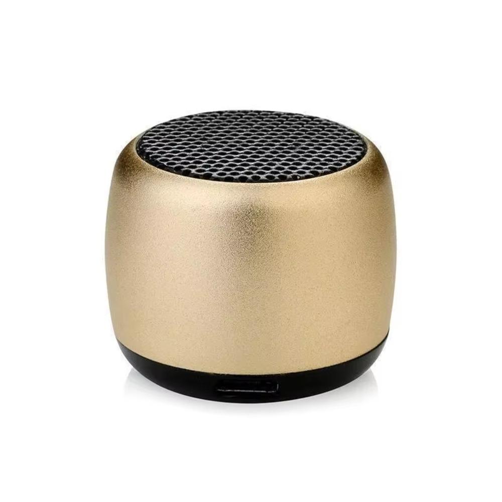 Metal Portable Speaker USB Subwoofer Speaker Mini Bluetooth Speaker Outdoor Use