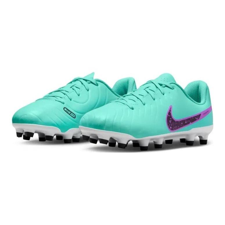 (GS) Nike Jr. Tiempo Legend 10 Club 'Hyper Turquoise' Kids' DV4352-300