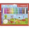 Feutres De Coloriage - STABILO - Power Max - 18 Assortis - Pointe Moyenne - Encre Lavable
