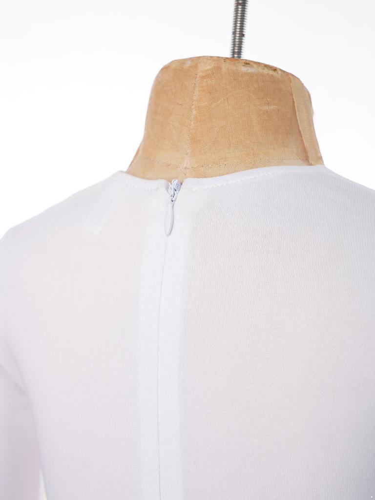 Платье для выступления Girls Worship с длинным рукавом, металлическим контрастом и асимметричной юбкой, костюм для лирического танца