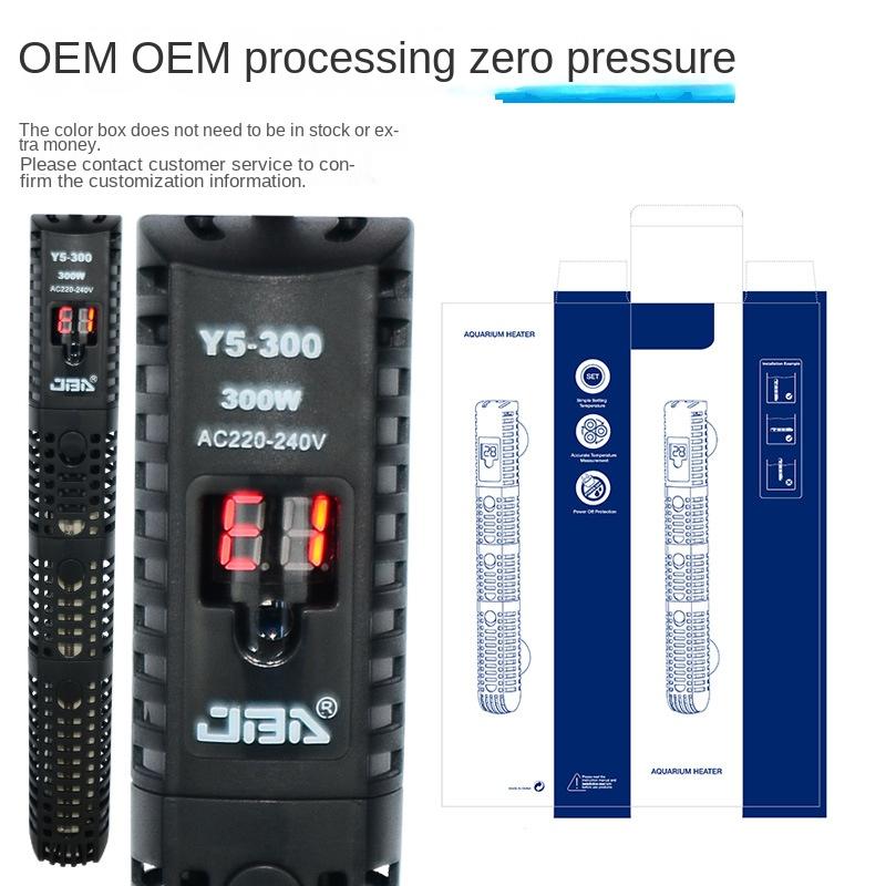 220 В Аквариумный Погружной Нагреватель для Аквариума ЖК-Дисплей Цифровой Регулируемый Водонагревательный Стержень Постоянный Контроль Температуры 500 Вт
