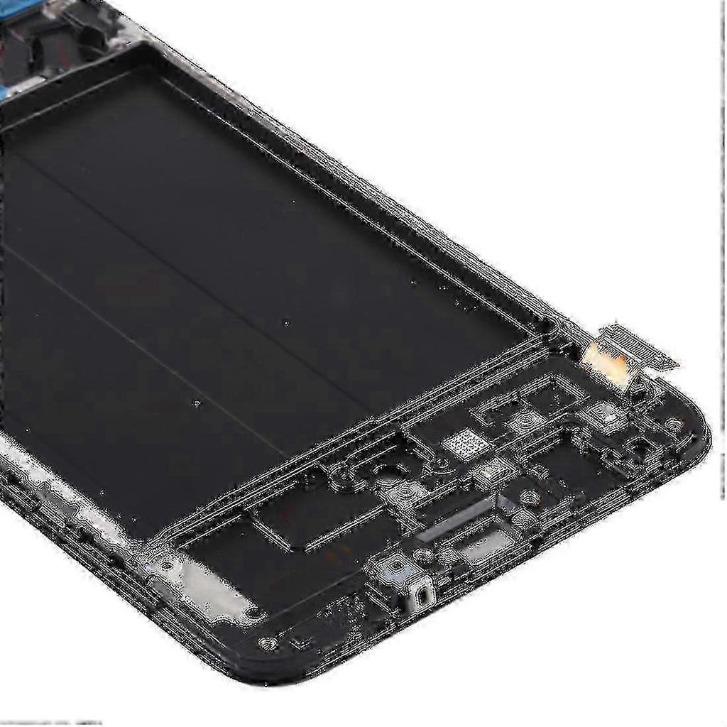Tft Lcd Screen compatible Samsung Galaxy A70 Digitizer Full Assembly With Frame, Not Supporting Fingerprint Identification (black)+(trec