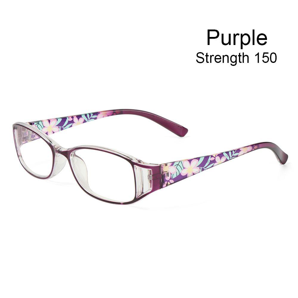 Elegant Flowers Vintage Reading Glasses Ultra Light Frame Eye Protection Anti-Blue Light Eyeglasses
