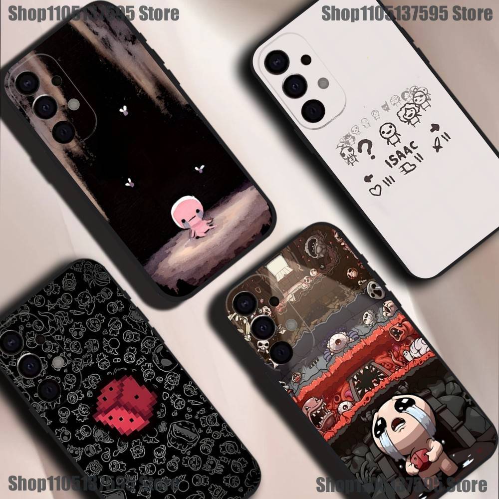 Чехол для телефона The Binding of Isaac для Samsung S25, S24, S21, S22, S23, S30, Ultra, S20, Plus, Fe, Lite, 5G Черный