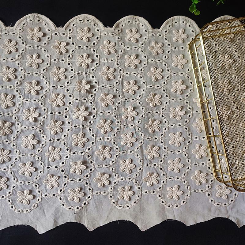 1 метр/лот 33 см шириной хлопчатобумажная нить трехмерная вышивка кружево домашний текстиль женская одежда юбка отделочные аксессуары