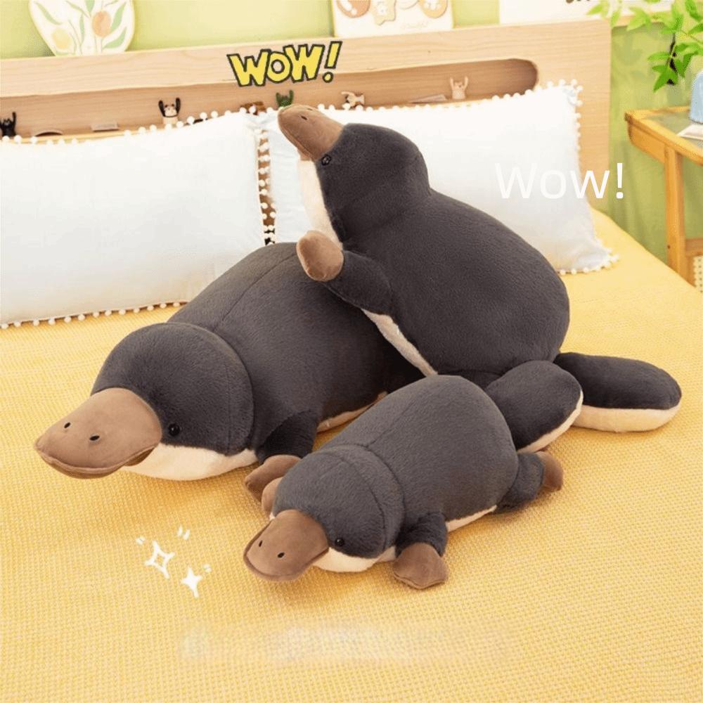 High Quality Platypus Plush Doll Grey Color Simulation Plush Toy Platypus Plush Toy  Children Gift