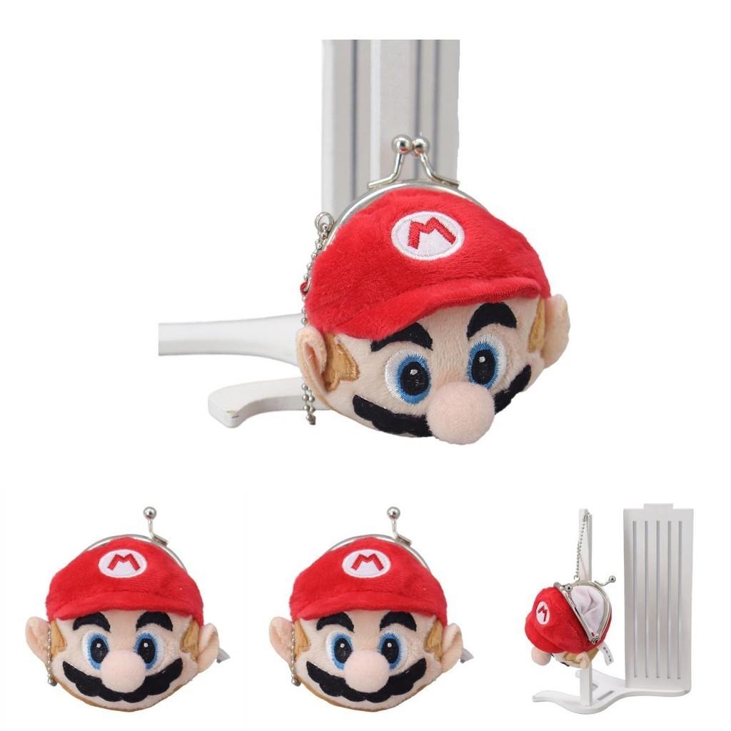 Супер Мягкая Плюшевая Кошелек для Монет Super Mario Очаровательный Плюшевый Брелок