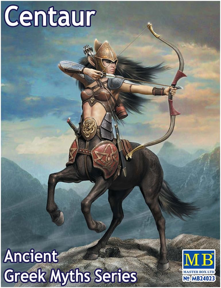 Master Box Масштаб 1/24 Серия Греческая мифология Кентавр-лучник, Получеловек, Полузверь Пластиковая модель, MB24023