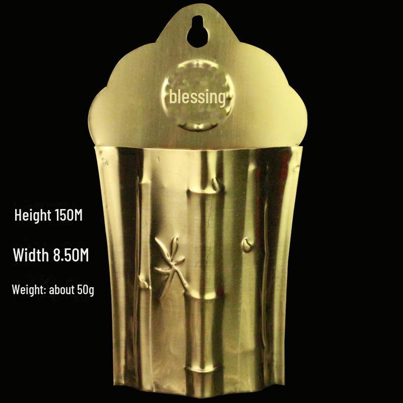 Металлическая настенная курильница в форме крыла летучей мыши и держатель для бамбуковой палочки