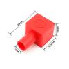 2Pcs Universal Square Motorcycle Car Battery Terminals Rubber Covers Battery Terminals Protection Sleeve Positive Negative Pole Cover