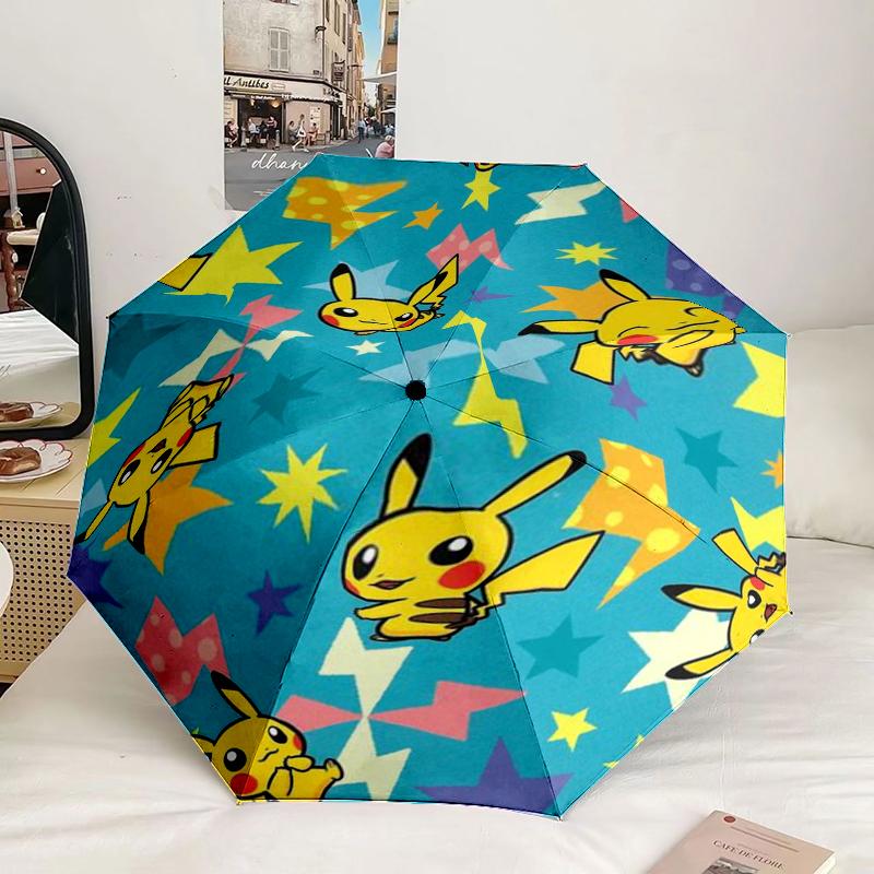 Cute Pika Adventure Umbrella 8-Frame for Travel, camping, Casual Lightweight Portable Umbrella, Essential for every family Holidays Birthday Gift