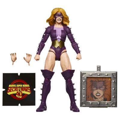 Hasbro Marvel Legends Series Титания, Коллекционная 6-дюймовая фигурка в стиле ретро Marvel Comics Secret Wars со щитом (G0784) аутентичный