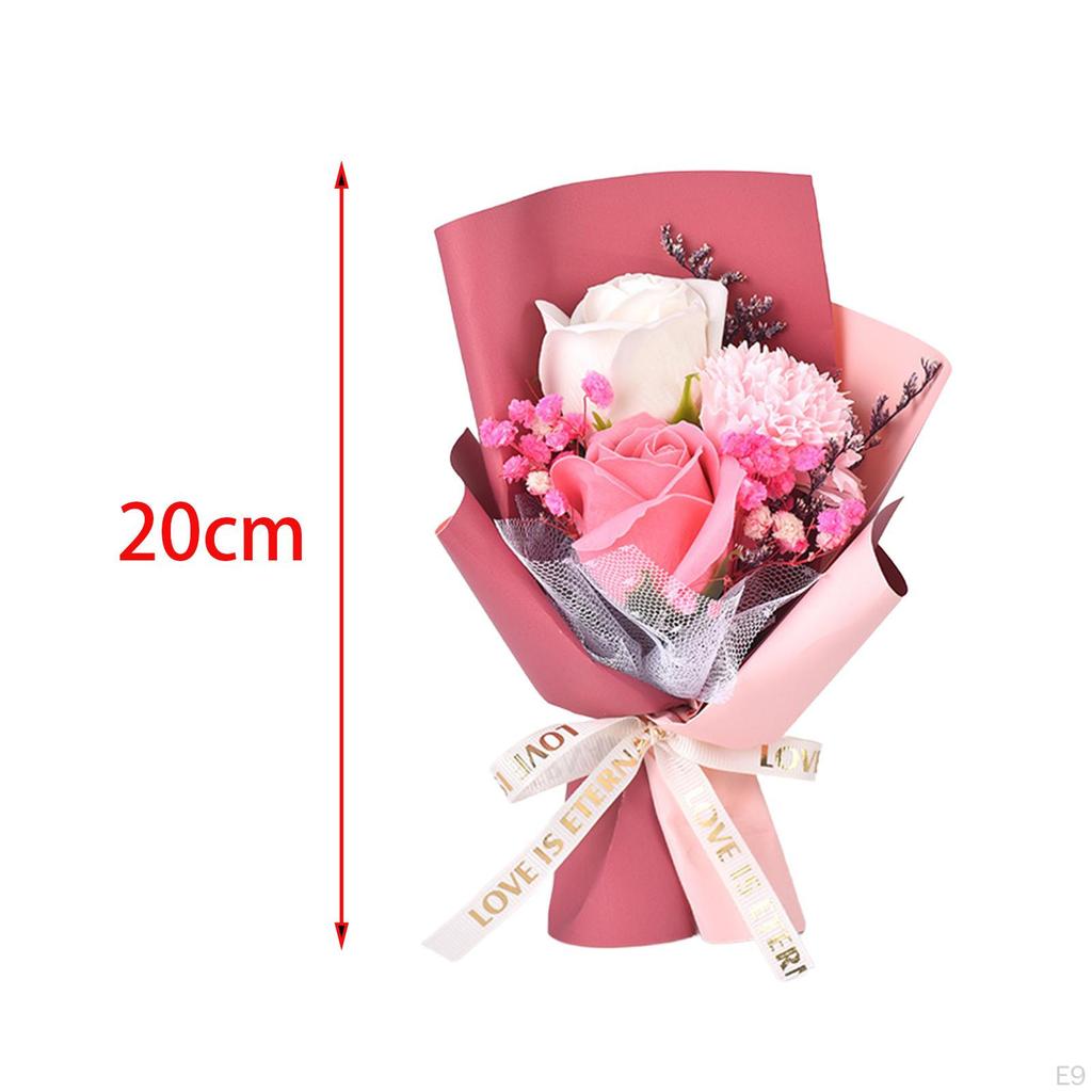 Мини-букет цветов из мыла, искусственный цветок для ванны, подарок на День Святого Валентина, цветочная композиция для