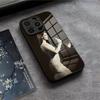 Чехол для телефона Lanas-w-Del-R-Rey Для IPhone 17 Air 16 E Pro Max 15 14 13 Mini 12 Pro 11 Max Plus Черная Стеклянная Крышка
