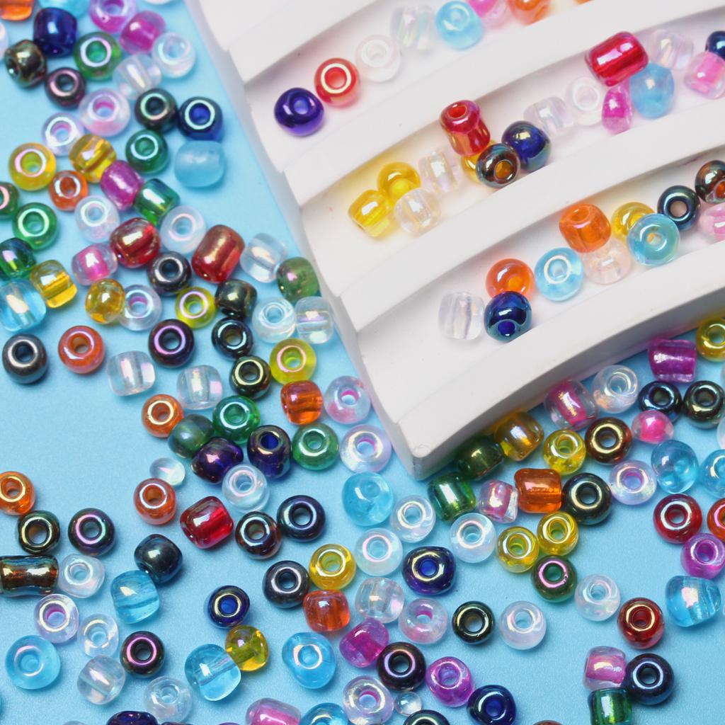 High Quality DIY Accessories Loose Beads 500-100Pcs 2/3/4mm Pendant Jewelry Making Mini Bead Glass DIY For Necklace Bracelet