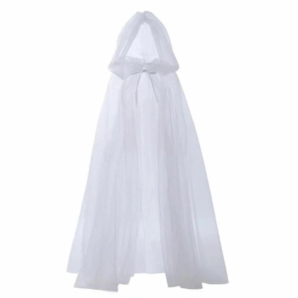 150cm/59in Red Riding Hood Polyester Cosplay Costume Cape Witch Wizard Hooded Cloak Christmas