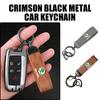ICPG4 For Skoda 3D Metal Leather Car Keychain Key Ring Auto Emblem Accessories Fabia 1 2 Octavia a7 RS Superb Rapid Yeti Karoq Vision