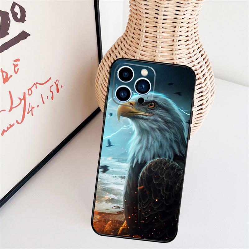 Чехол для телефона с изображением орла, ястреба, птицы, животного для iPhone 16 Pro Max 15 14 13 11 12 17 Pro Max mini 15 16 Plus 16e 17 Air Cover