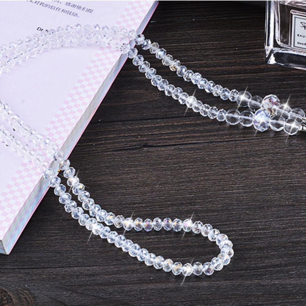 Аксессуары Цепочка для ювелирных изделий Веревка-антипотеряшка Кристалл Жемчуг Цепочка для телефона Ремешок для мобильного телефона Цепочка для мобильного телефона