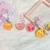 1Pcs/5Pcs Cute Fruit Keychain Wallet Strong And Durable Decoration Women Keychain Hanging On Backpack Keychain Gifts