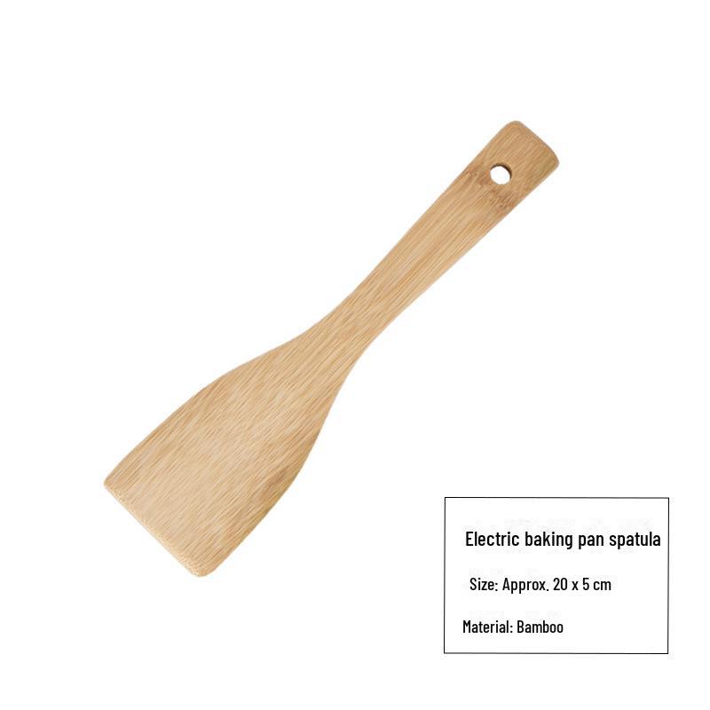 Набор бамбуковых лопаток: Длинная ручка, антипригарное покрытие, индивидуальный логотип, в комплект входит ложка для риса.