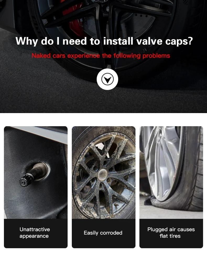 4pcs/set Metal Car Tire Valve Caps Dust Prevention Accessories For BMW Performance E34 G20 X3 X5 X1 X2 X4 X6 X7 E28 E30 E53 E61 RL2